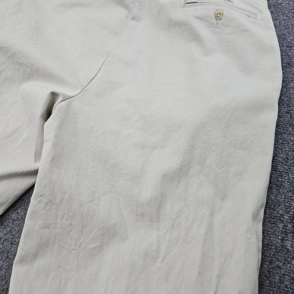 Polo Ralph Lauren Hammond Pants‎ Mens 36x30 Khaki Tan Pleated Grunge Prep